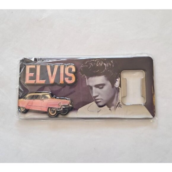 Elvis Presley Pink Cadillac Magnet Bottle Opener Magnetic New The King Picture - Picture 2 of 4